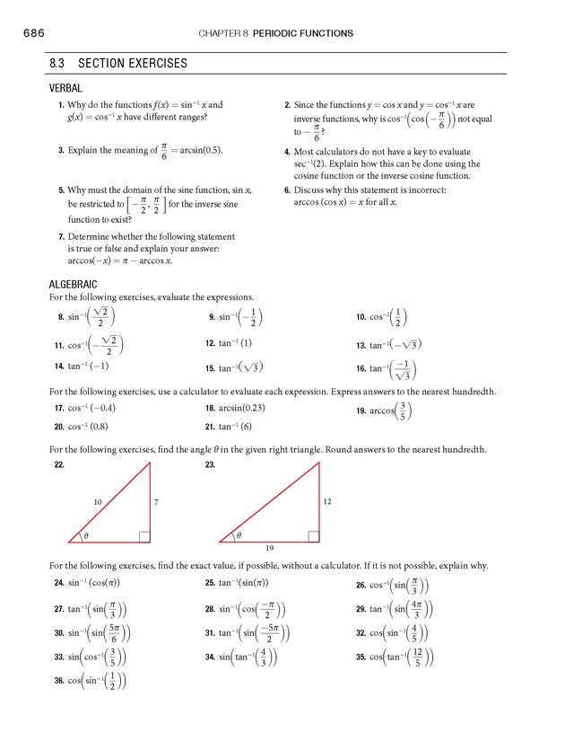 Algebra and Trigonometry - Front Matter 704